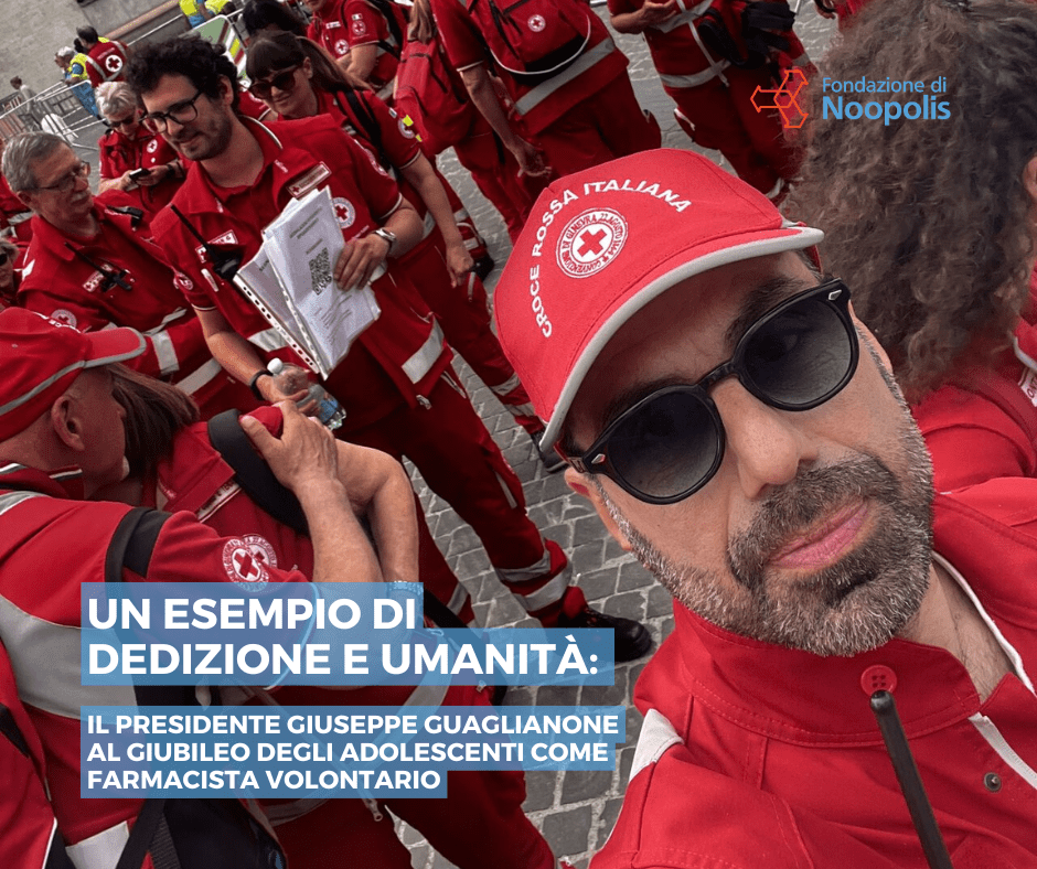 Un esempio di dedizione e umanità: il Presidente Giuseppe Guaglianone al Giubileo degli Adolescenti come Farmacista&nbsp;volontario